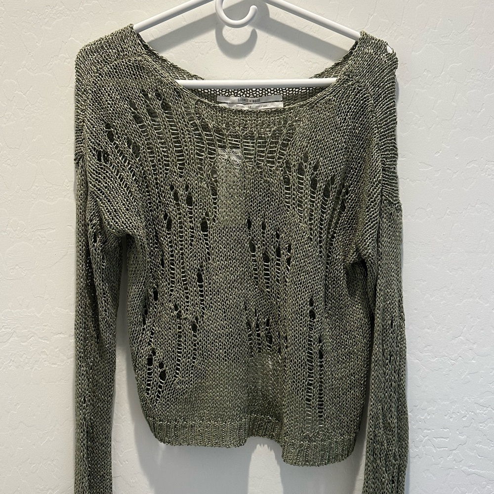 Women's Olive Knit Sweater
